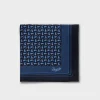 Blue Paisley Pocket Square