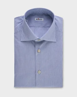 Blue Pinstripe Cotton Shirt