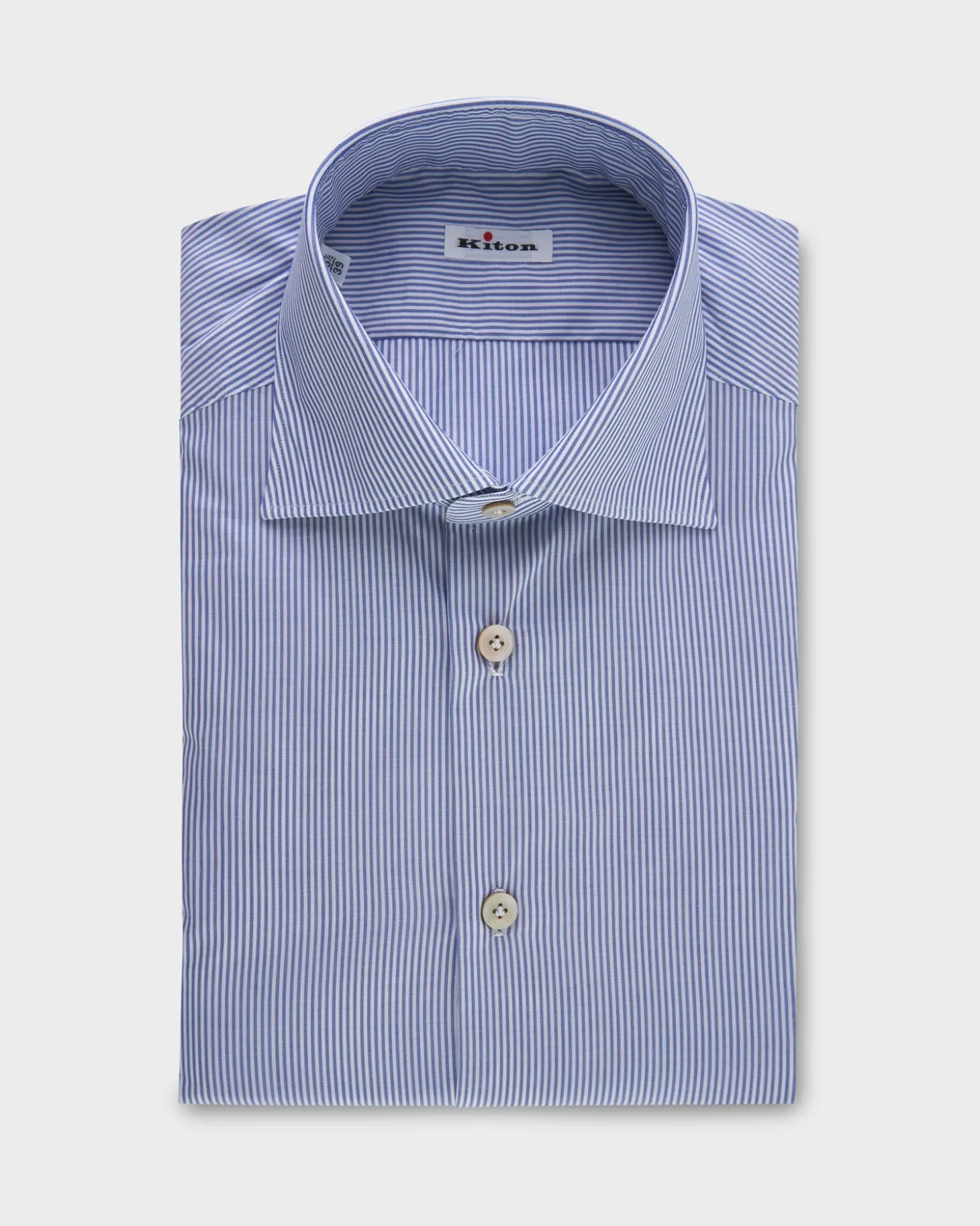 Blue Pinstripe Cotton Shirt
