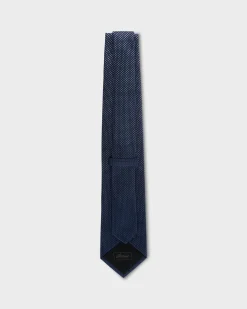Blue Shades Patterned Silk Tie