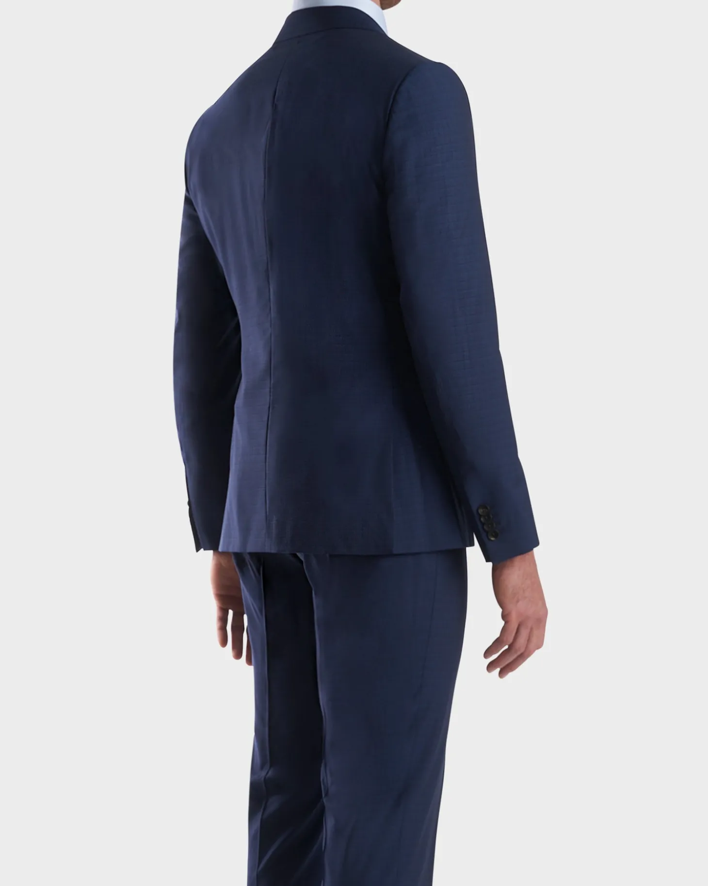 Blue Slim Fit High Performance Wool Suit