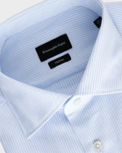 Blue Stripe Trofeo Cotton Shirt