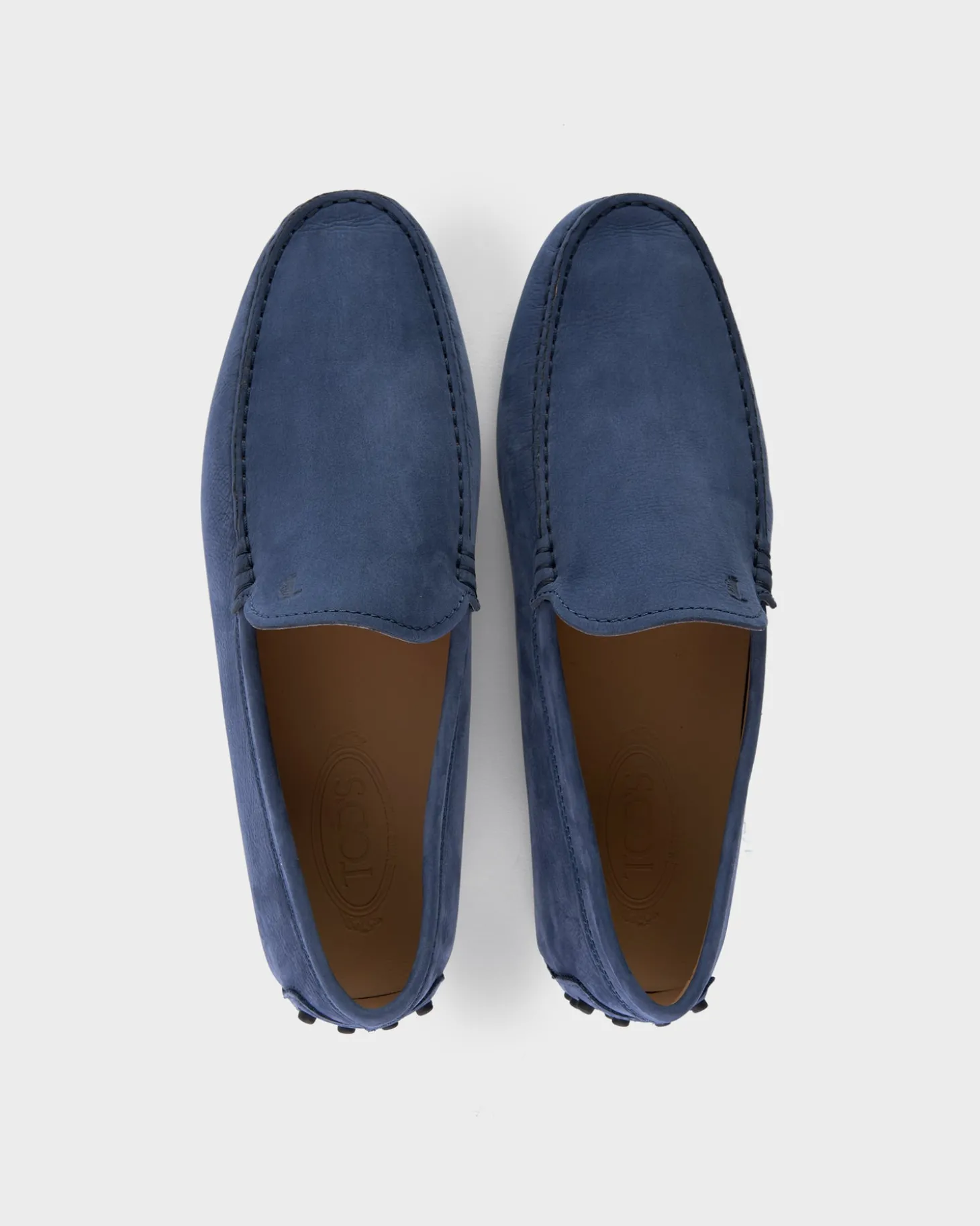 Blue Suede Gommini Driving Shoes