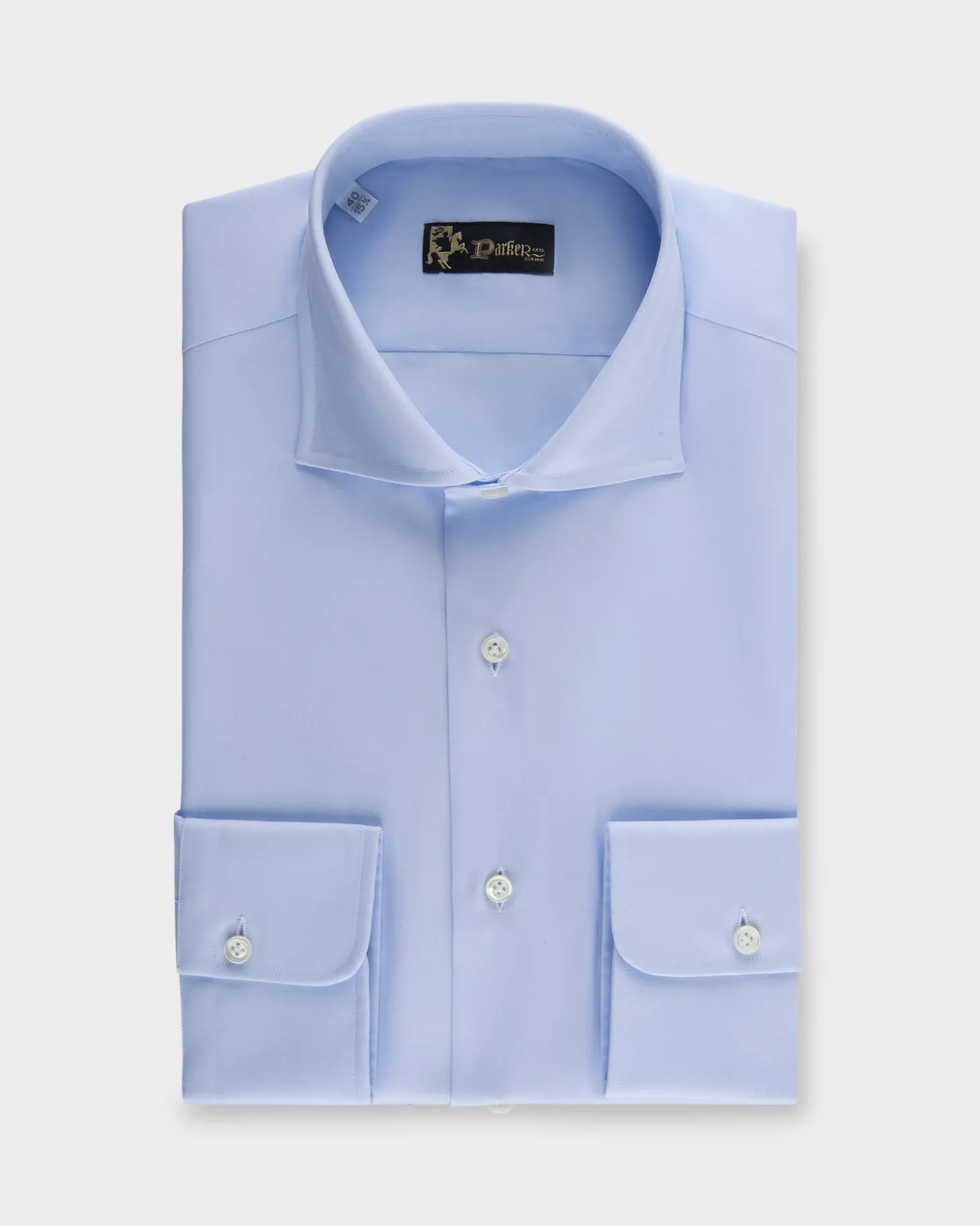 Blue Super Fine Twill Cotton Shirt