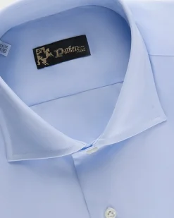 Blue Super Fine Twill Cotton Shirt