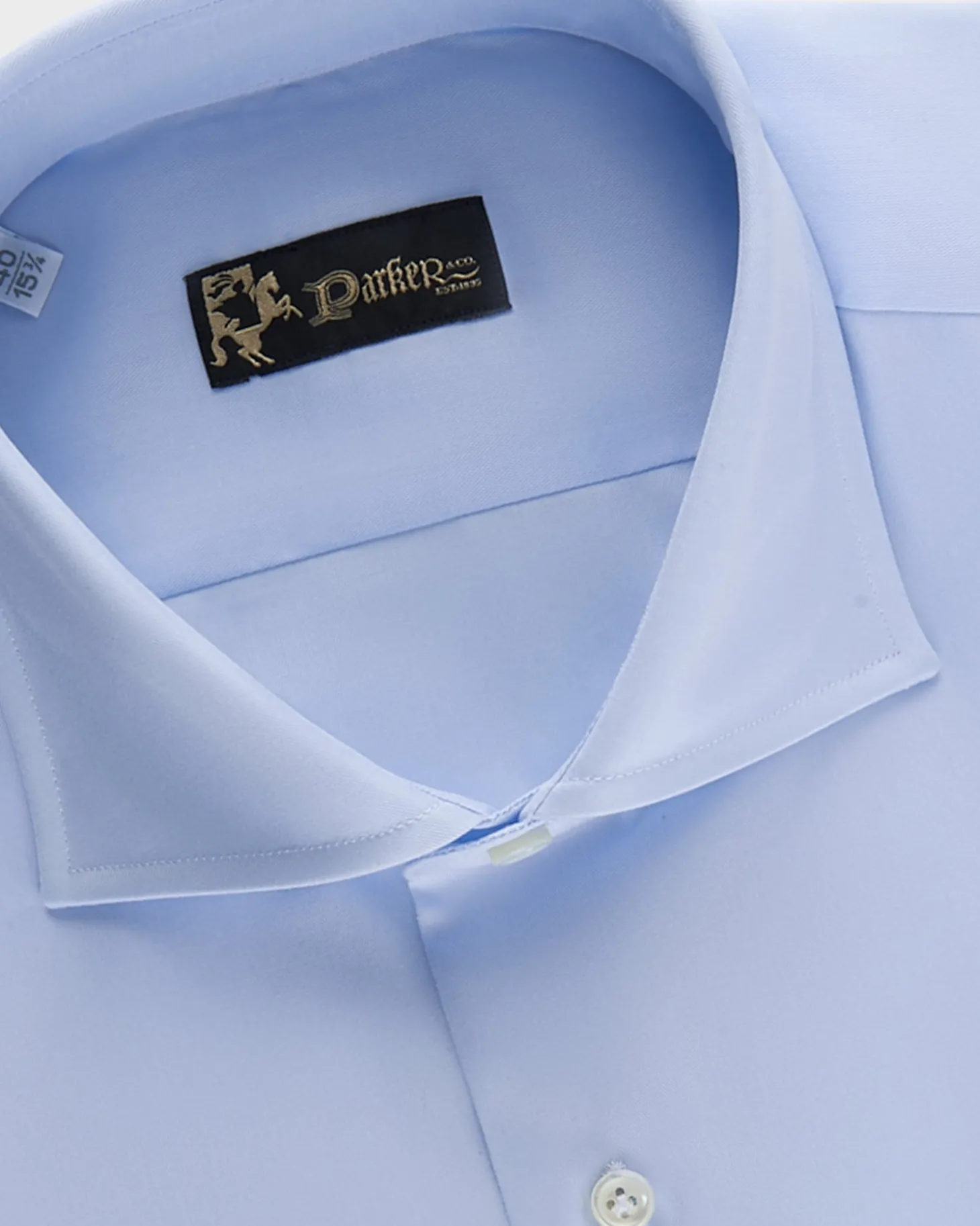 Blue Super Fine Twill Cotton Shirt