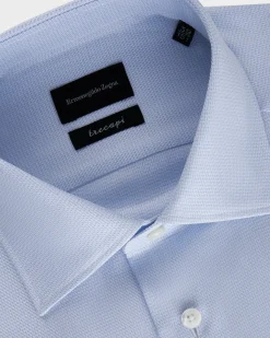Blue Trecapi Cotton Shirt