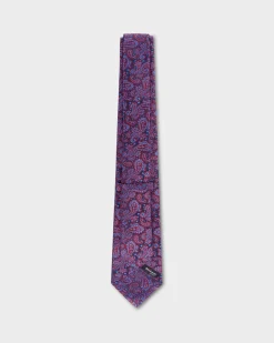 Blue With Red Paisley Tie