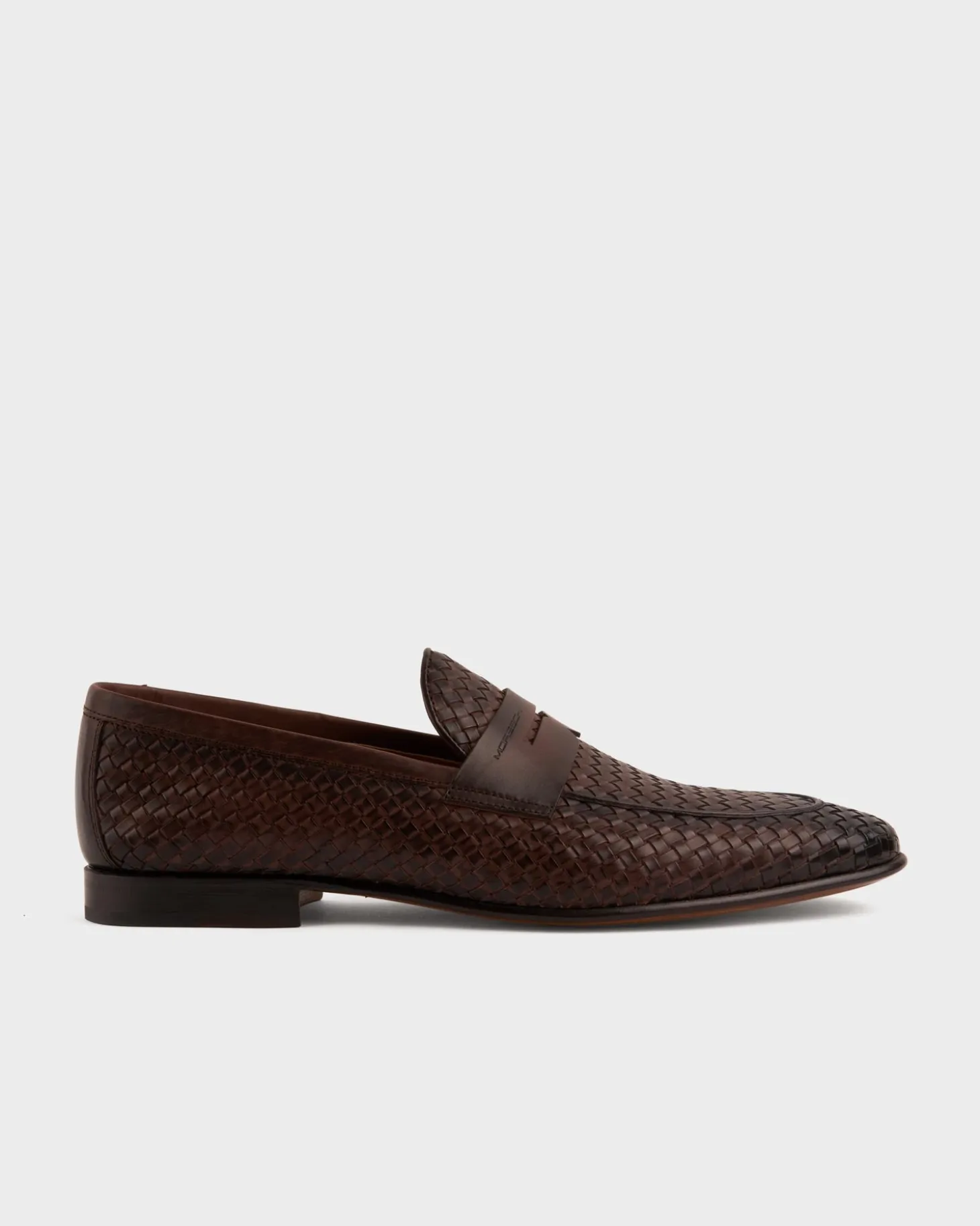 Brown Agadir Woven Leather Loafer