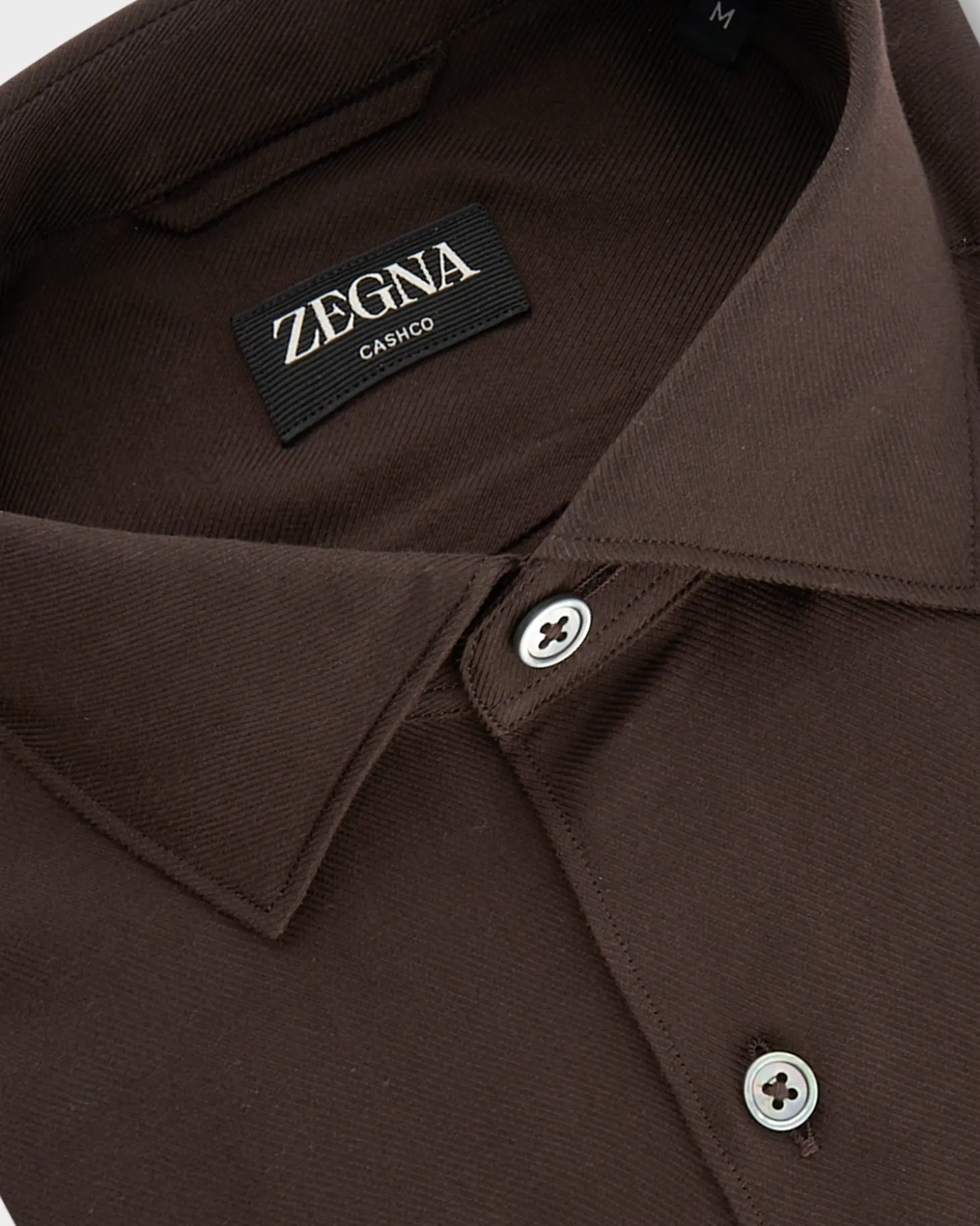 Brown Cashco Cashmere Cotton Shirt
