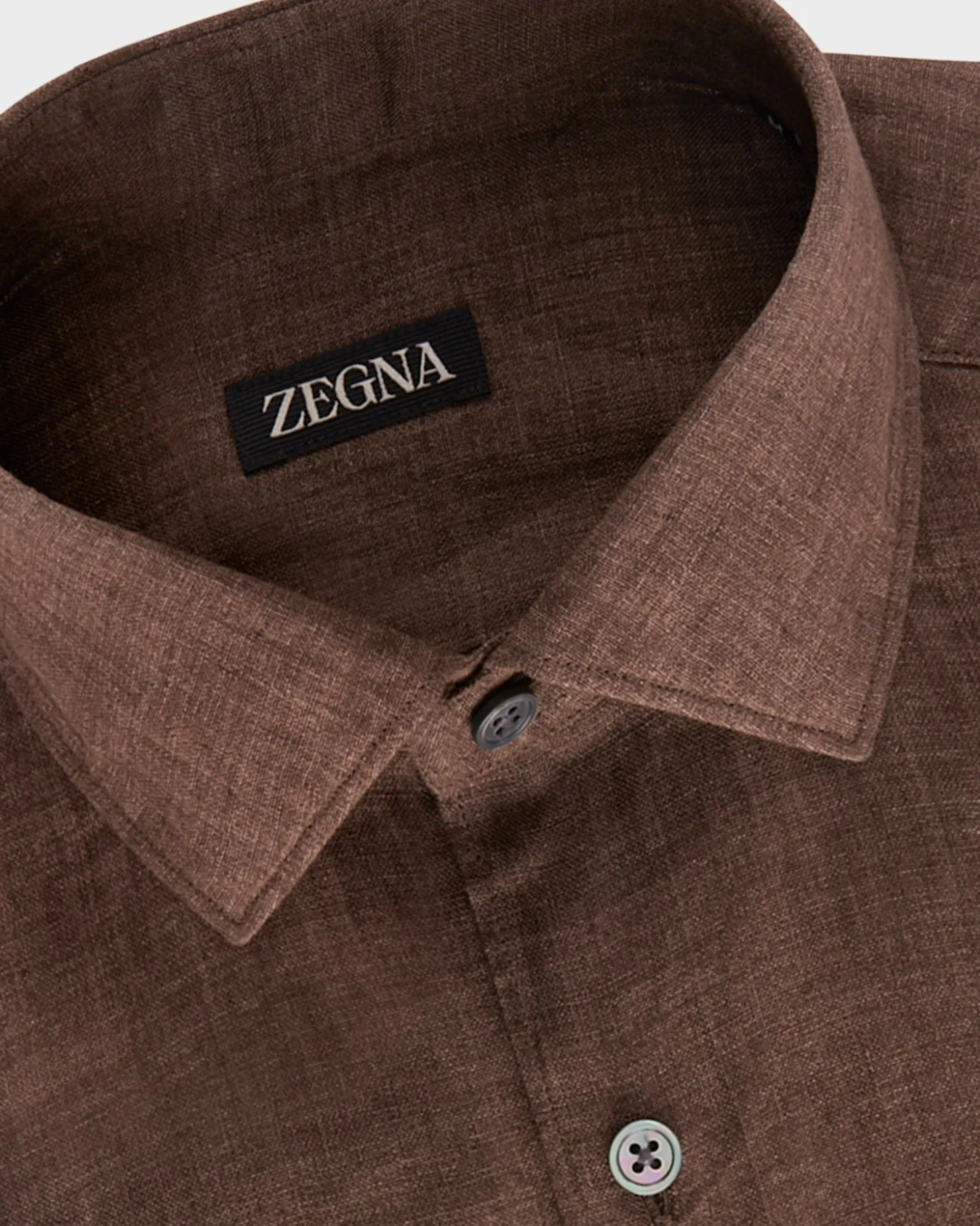 Brown Linen Shirt