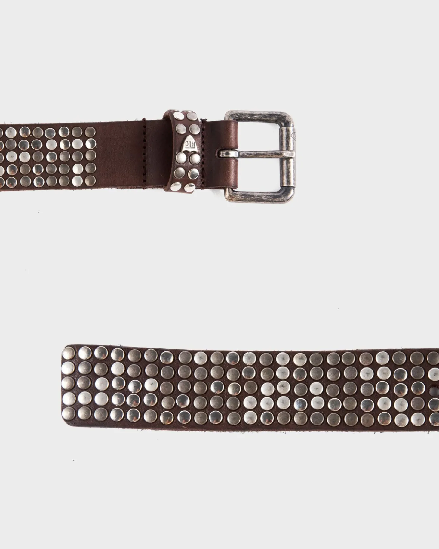 Brown Studded Belt