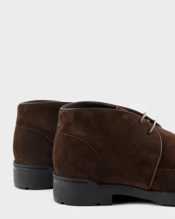 Brown Suede Ankle Boots