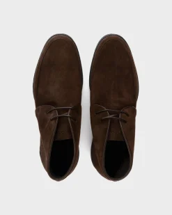 Brown Suede Ankle Boots