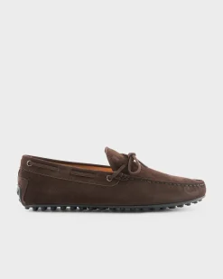 Brown Suede Driving Shoes