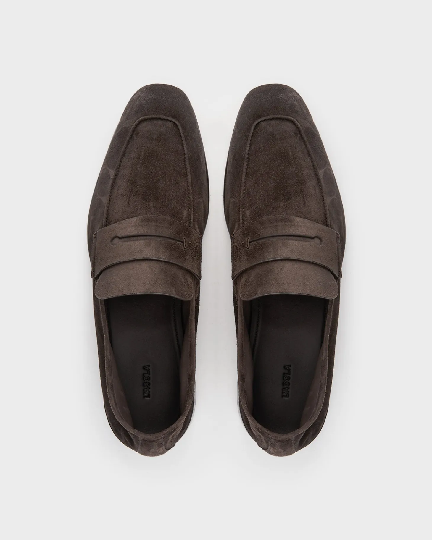 Brown Suede L'Asola Loafers