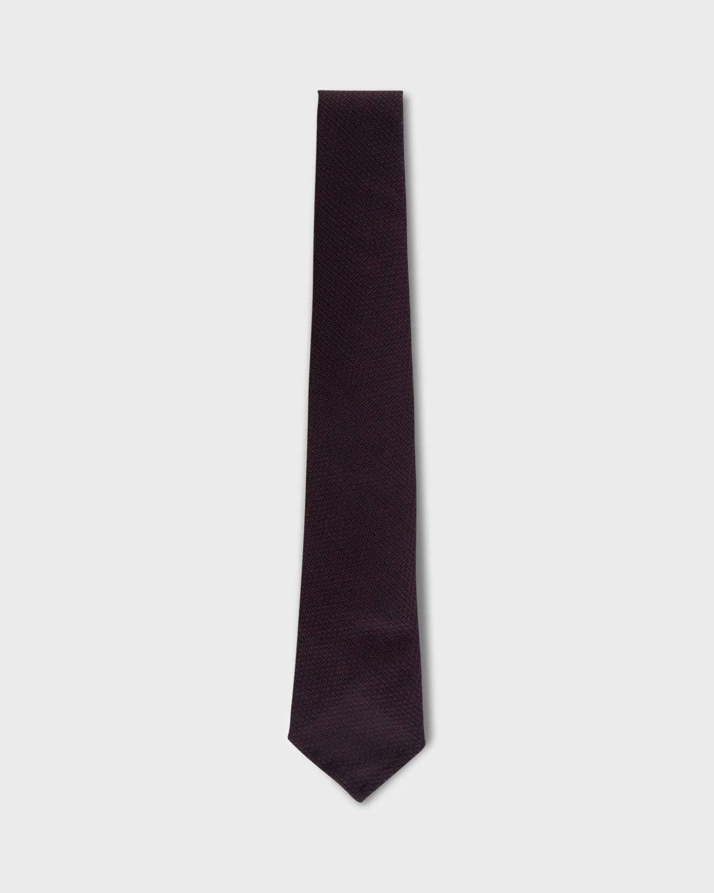 Burgundy Silk Gauze Tie