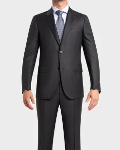 Charcoal Glen Check Trofeo Wool Suit