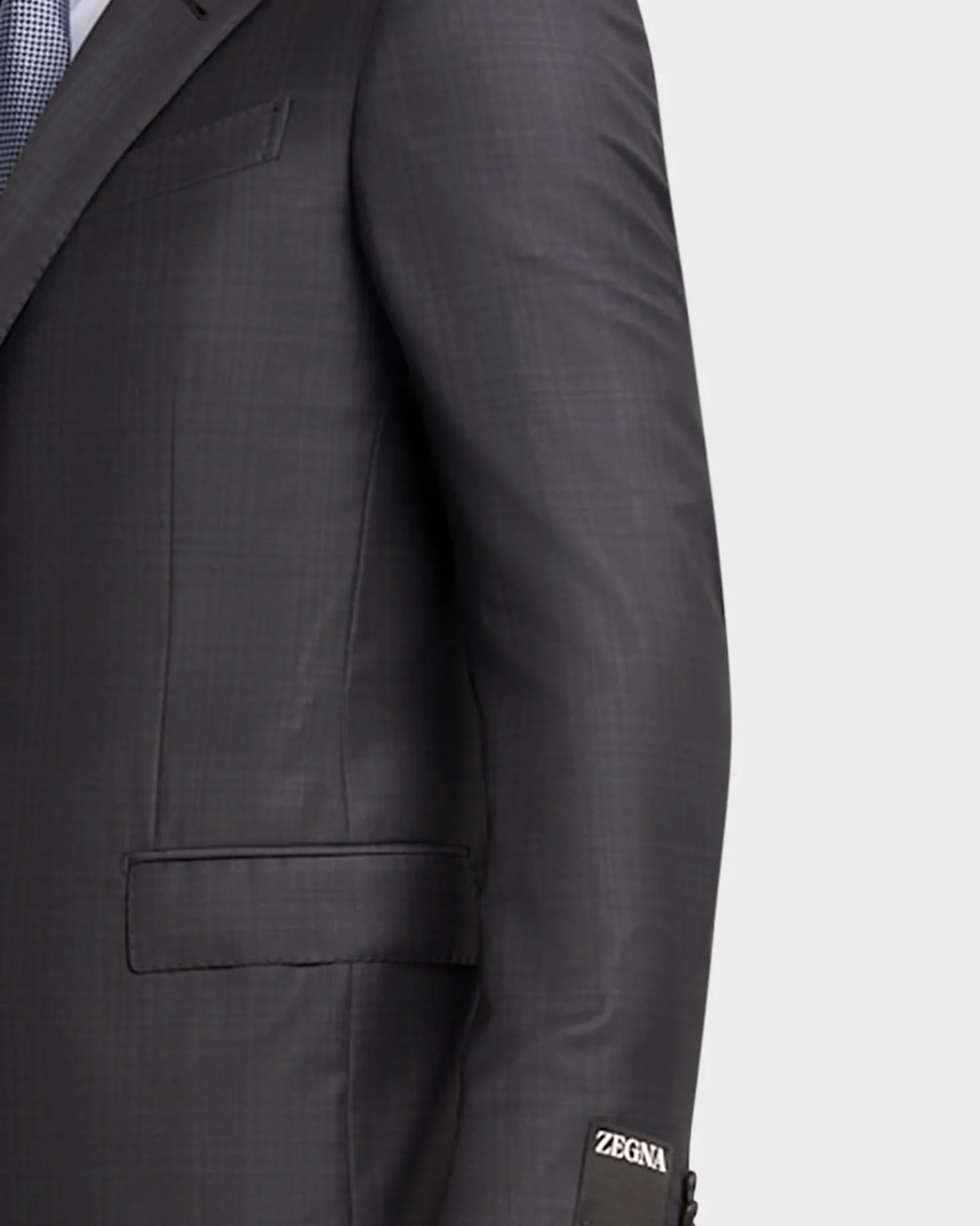 Charcoal Glen Check Trofeo Wool Suit