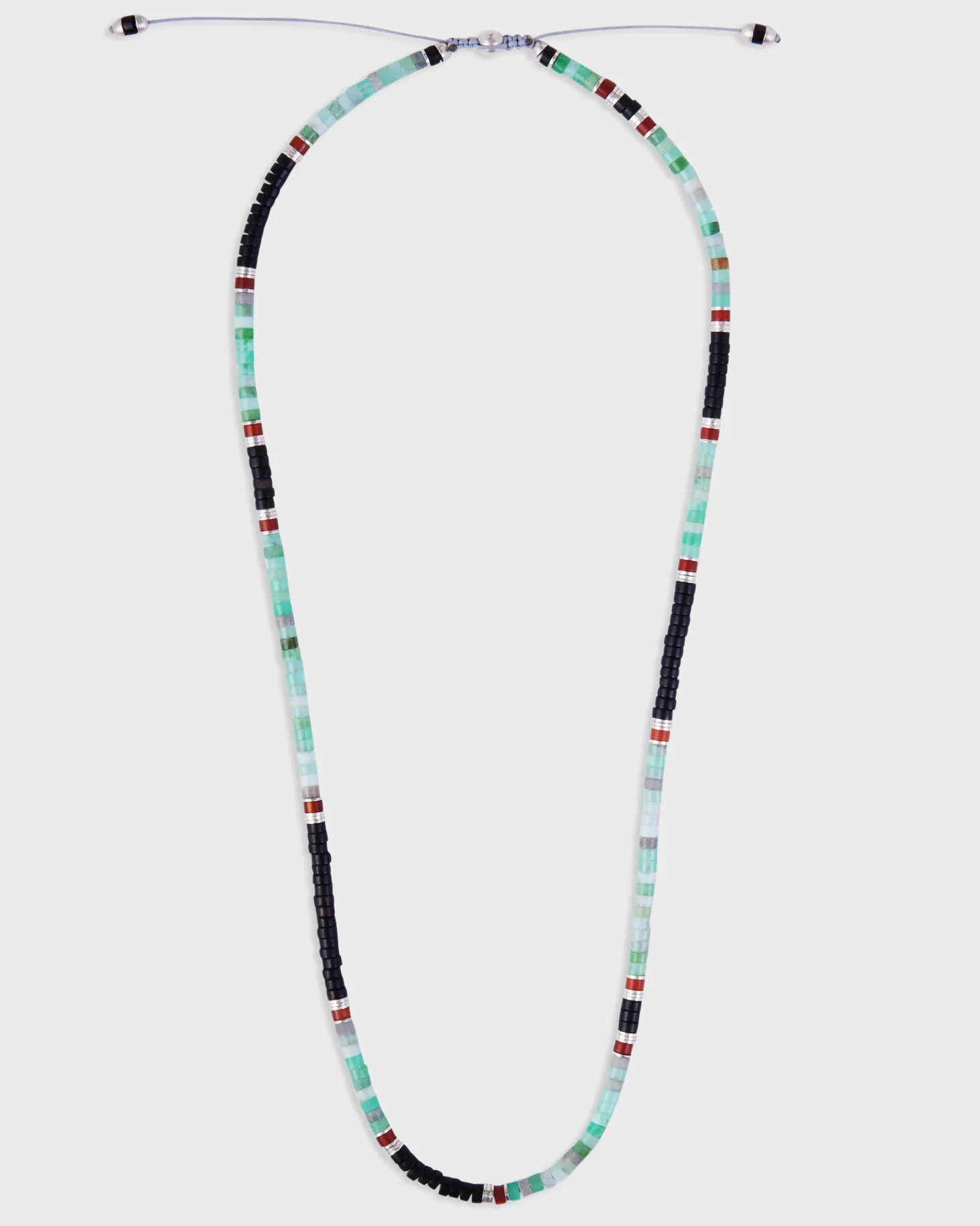 Chrysoprase Sterling Silver Sonoran Necklace