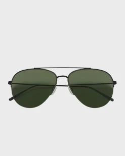 Cleamons Matte Black With Green Polar