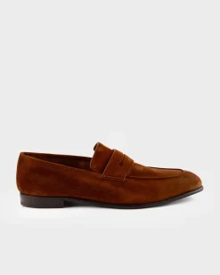 Cognac Suede L'Asola Moccasin