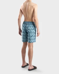 Cool Blue Copacabana Jacquard Board Shorts