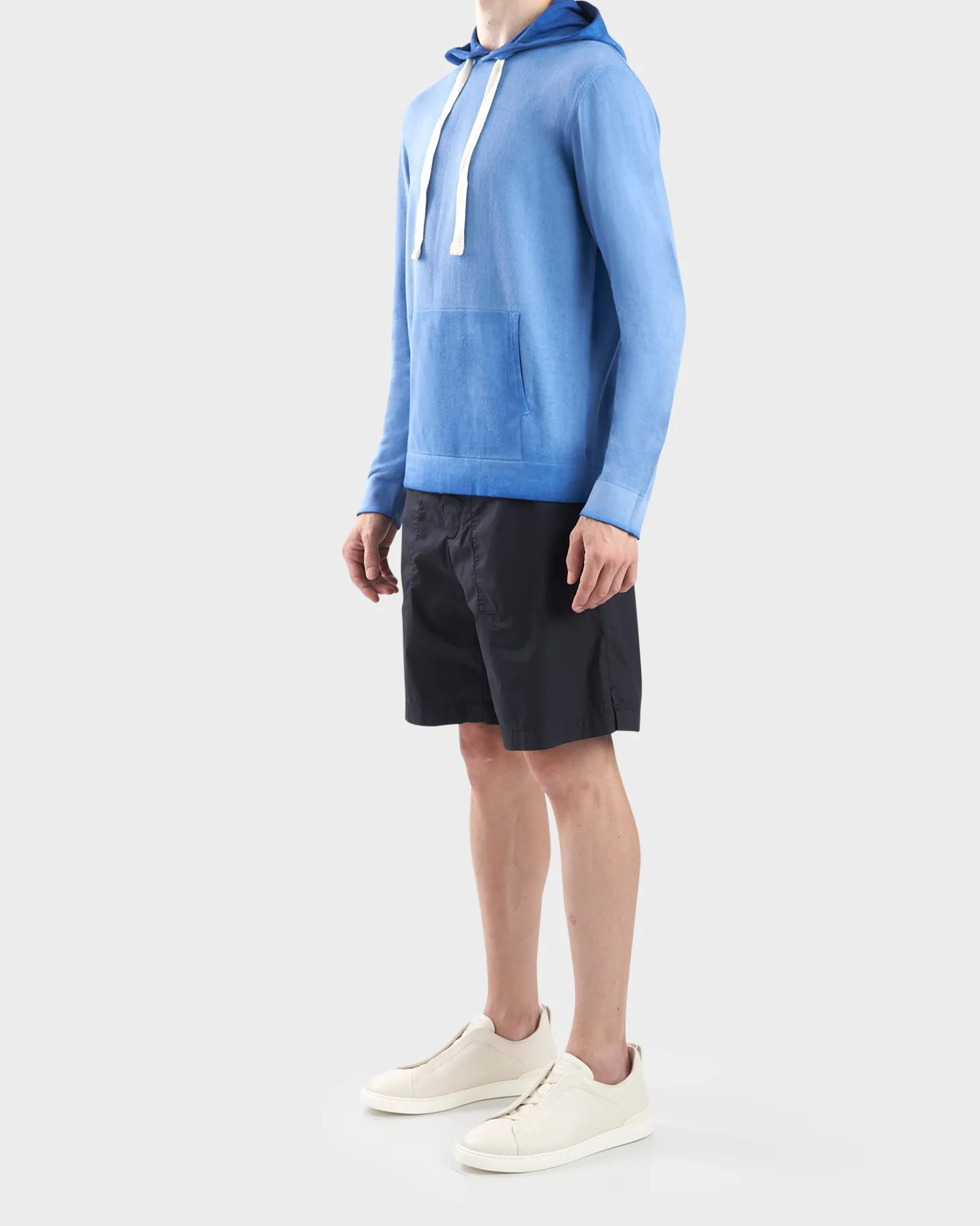 Cornflower Blue Drawstring Hoodie