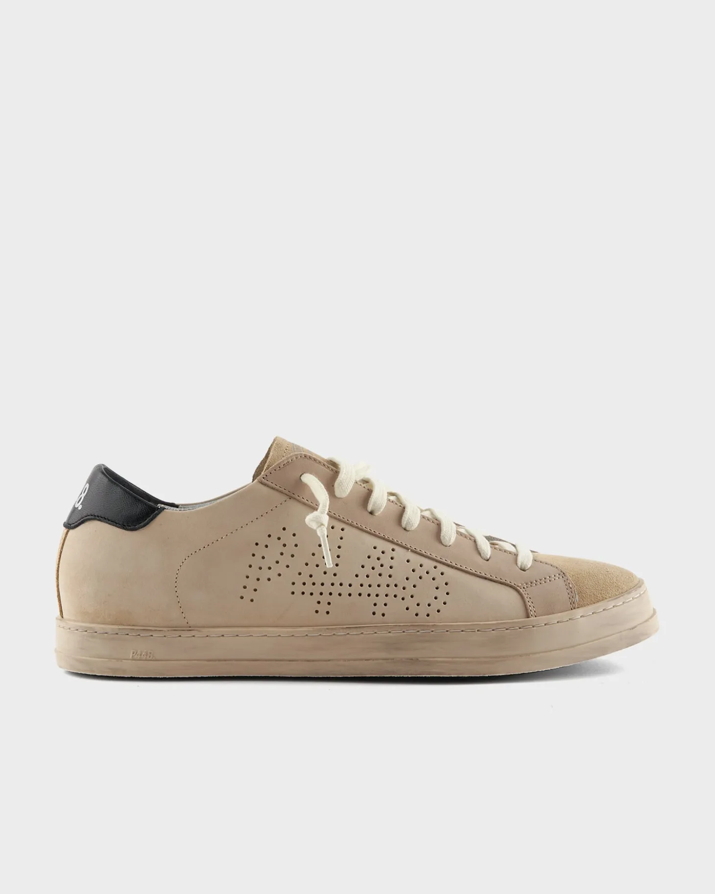 Cream With Black Mex John Sneakers