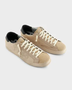 Cream With Black Mex John Sneakers