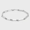 Cuadrangular Sterling Silver Bracelet