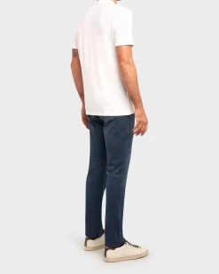 Dark Blue Aged Denim Tellis Slim Fit Jeans