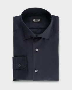 Dark Blue Premium Cotton Shirt
