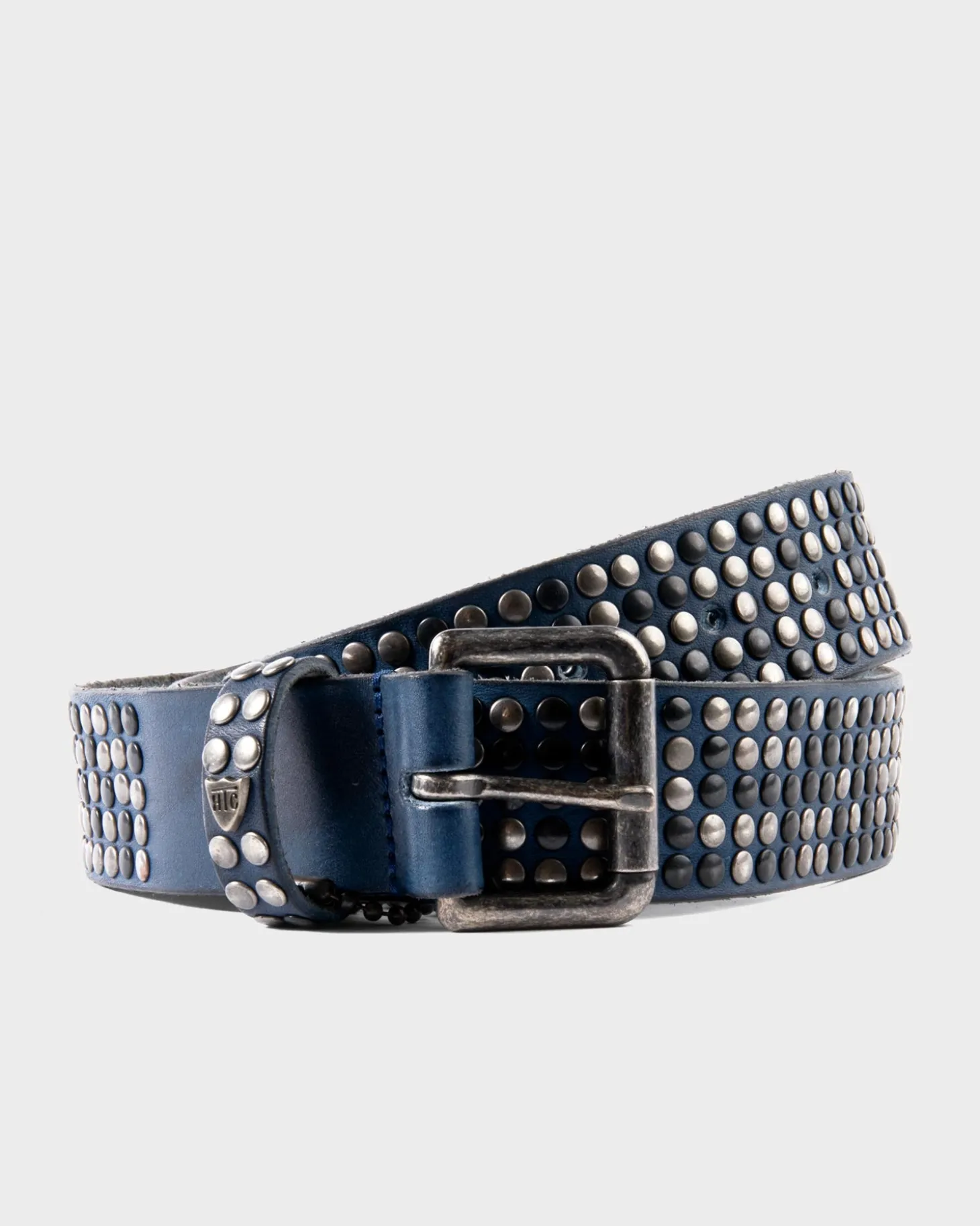 Dark Blue Studded Belt