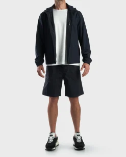 Dark Blue Technical Foldable Jacket