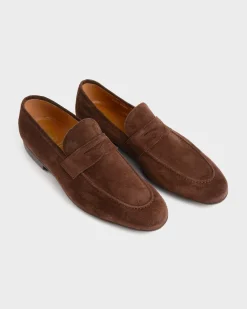 Dark Brown Suede Baku Loafer