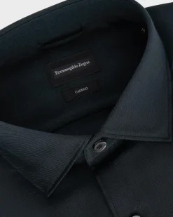 Dark Green Cashco Twill Shirt