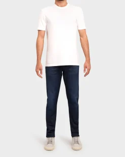 Dark Indigo Blue Japanese Denim Tellis Jeans