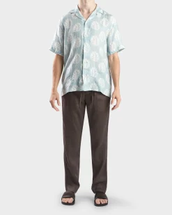 Dark Oat Oscar Linen Chinos