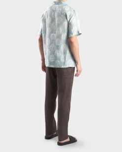 Dark Oat Oscar Linen Chinos