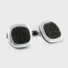 Druzy Quartz Sterling Silver Cufflinks