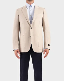 Ecru Cashmere Sports Jacket
