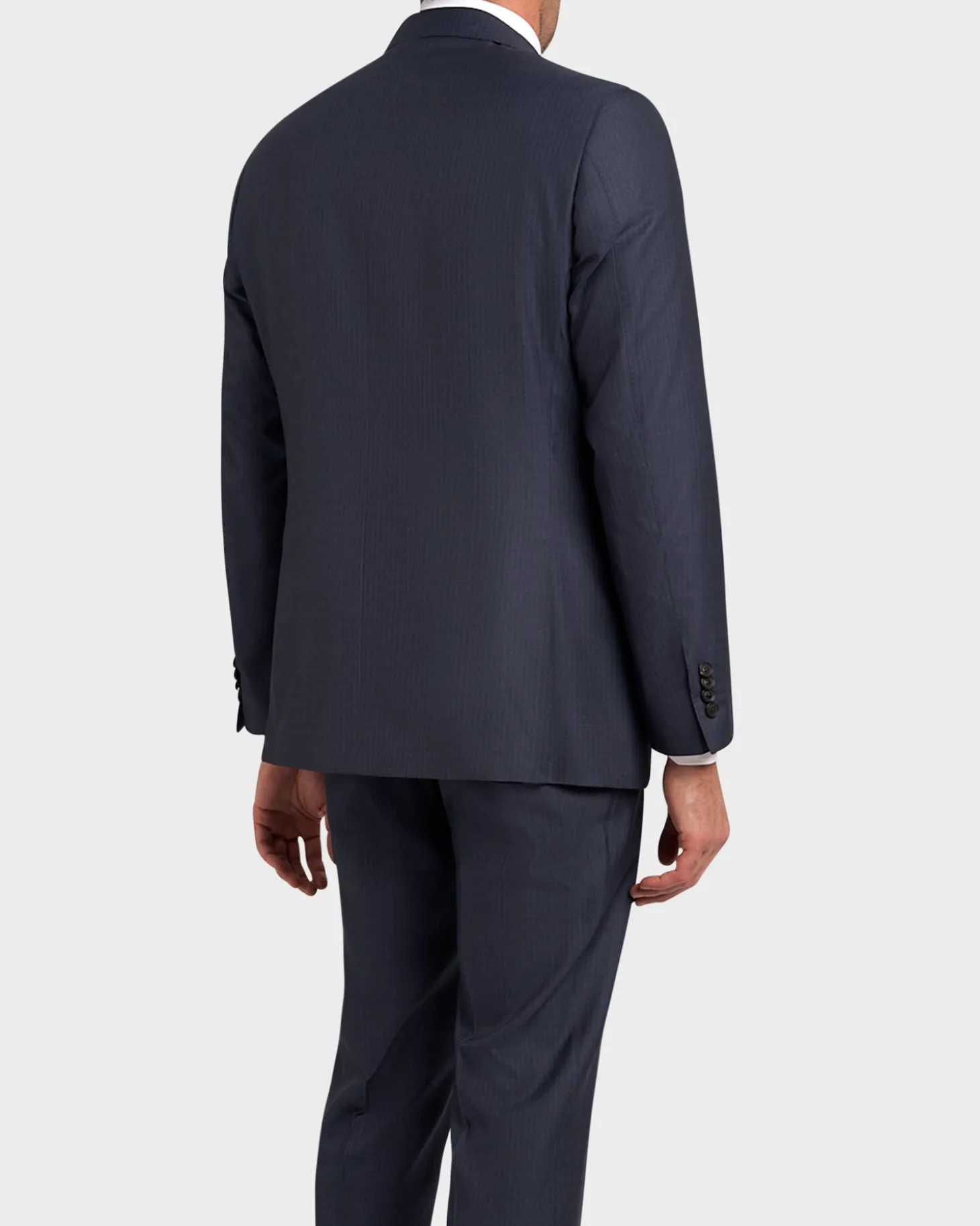 Exclusive Blue Check Wool 150's Silk Suit