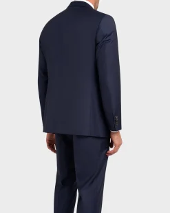 Exclusive Dark Blue Twill Super 150's Wool Suit