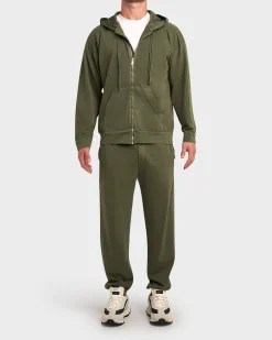 Forrest Green Cotton Sweatpants