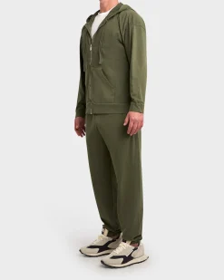 Forrest Green Cotton Sweatpants