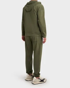 Forrest Green Cotton Sweatpants