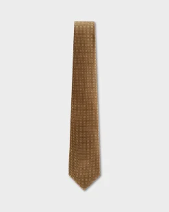 Gold Micro Circle Pattern Tie