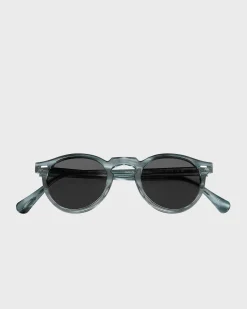 Gregory Peck Sun Washed Lapis With Carbon Grey