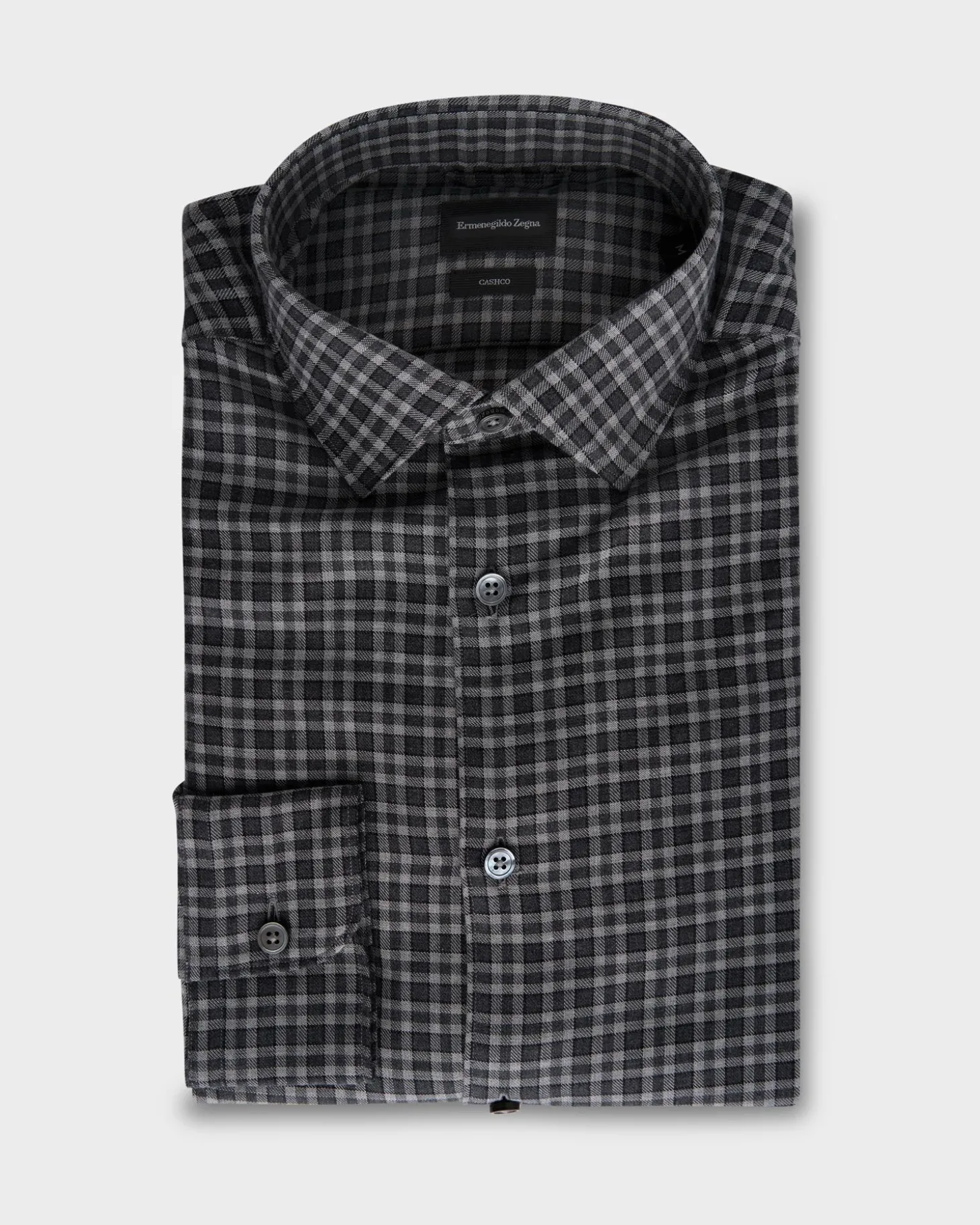 Grey Cashco Checked Shirt